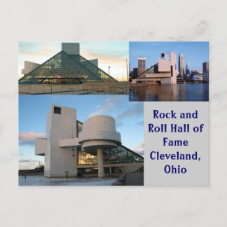 Cartão Postal Rock and Roll Hall of Fame Cleveland, Ohio