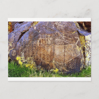 Cartão Postal Rock Art Archaic Modelo