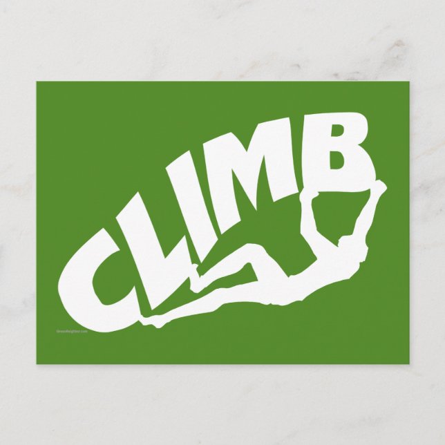 Cartão Postal Rock Bouldering (Frente)