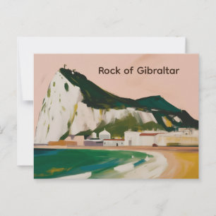 Cartão Postal Rock de Gibraltar