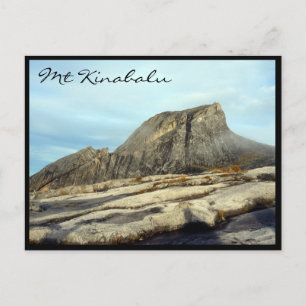 Cartão Postal rock do mt kinabalu