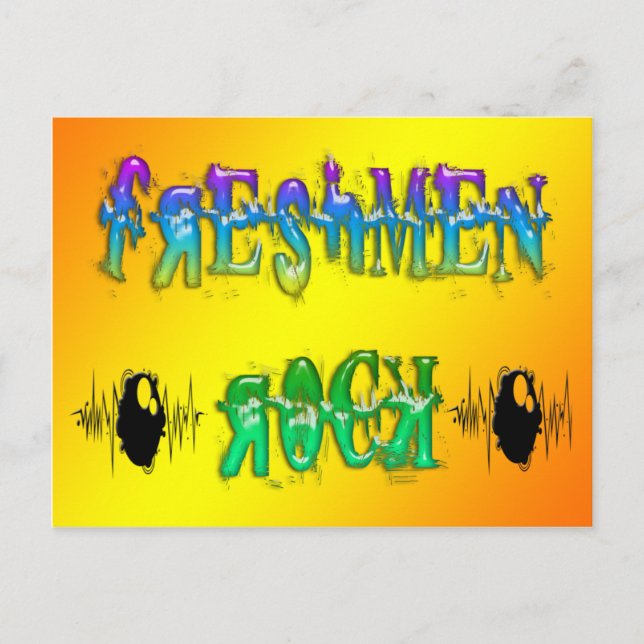 Cartão Postal Rock Freshmen - Pulso (Frente)