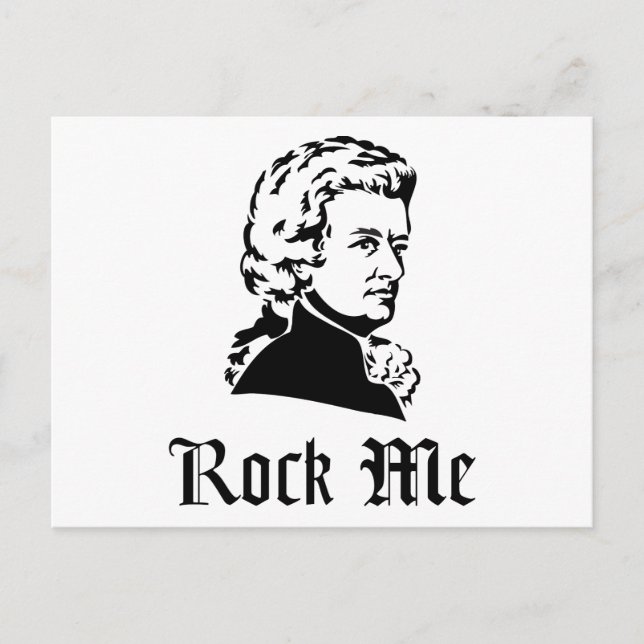 Cartão Postal Rock Me (Frente)