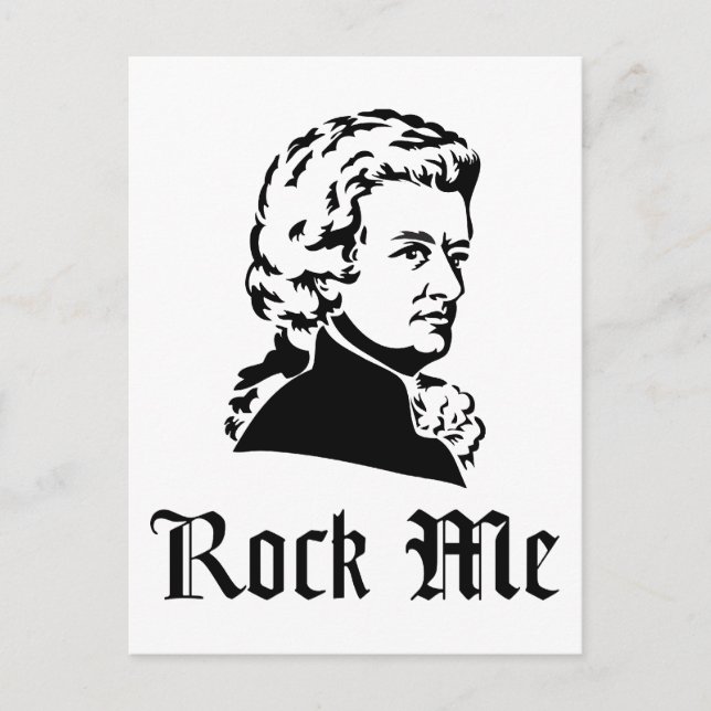 Cartão Postal Rock Me (Frente)