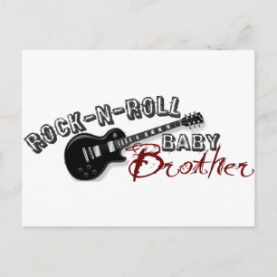 Cartão Postal Rock-n-Roll Baby Brother