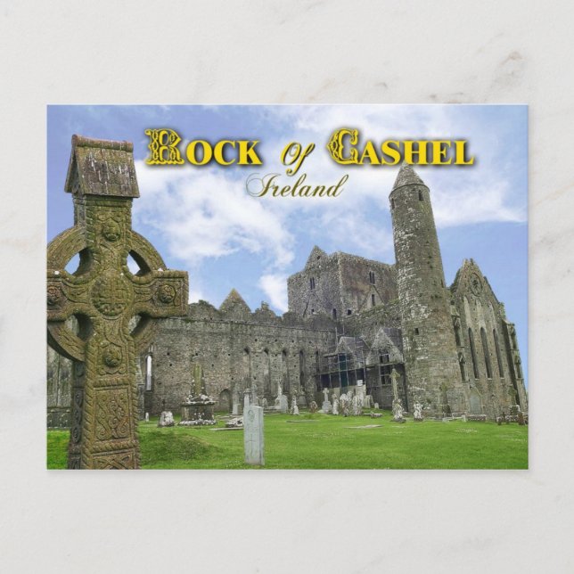 Cartão Postal Rock of Cashel, Irlanda (Frente)