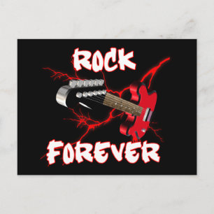 Cartão Postal Rock para sempre