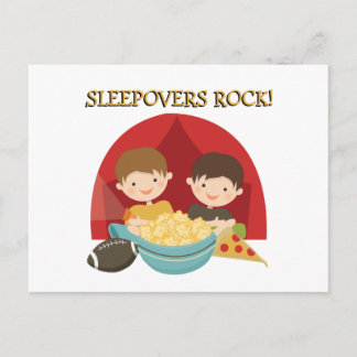 Cartão Postal Rock Sleepovers