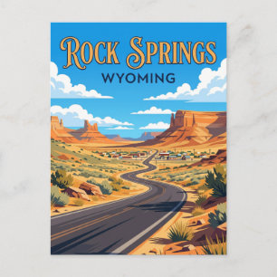 Cartão Postal Rock Springs EUA