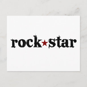 Cartão Postal Rock Star