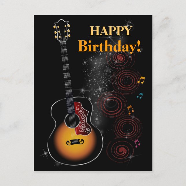 Cartão Postal Rock Star (Frente)