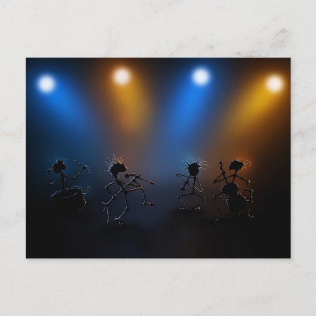 Cartão Postal Rock Stars (Frente)