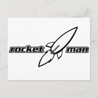 Cartão Postal Rocket Man