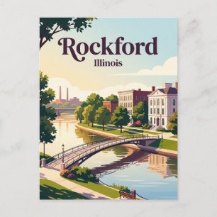 Cartão Postal Rockford, Illinois
