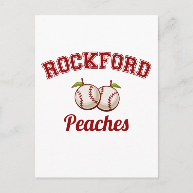 Cartão Postal Rockford Peaches (Frente)