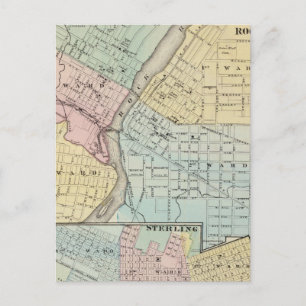 Cartão Postal Rockford, Sterling e Rock Falls