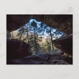 Cartão Postal Rockhouse, Hocking Colinas State Park, Ohio