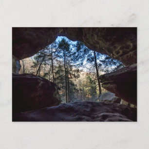 Cartão Postal Rockhouse, Hocking Colinas State Park, Ohio