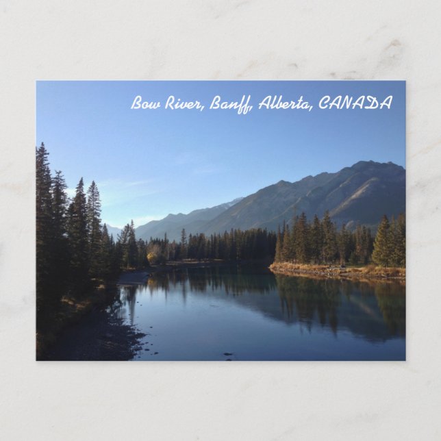 Cartão Postal Rockies canadenses - Banff, Alberta, Canadá (Frente)