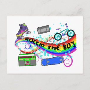 Cartão Postal Rockin' The anos 80