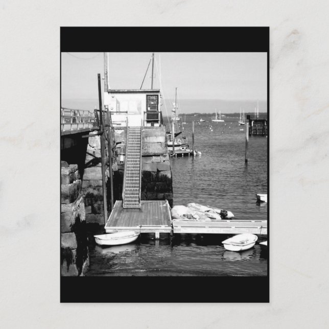 Cartão Postal Rockland Harbour (Frente)