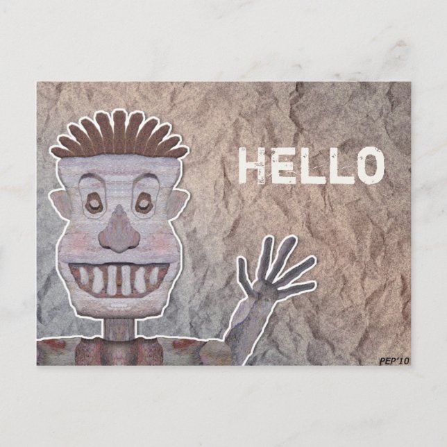 Cartão Postal Rockman (Frente)