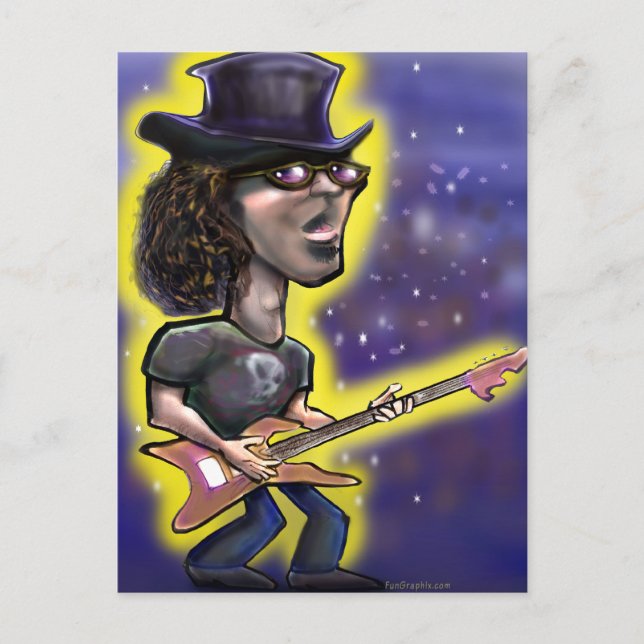 Cartão Postal Rockstar (Frente)