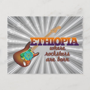 Cartão Postal Rockstars são nasceres na Etiópia