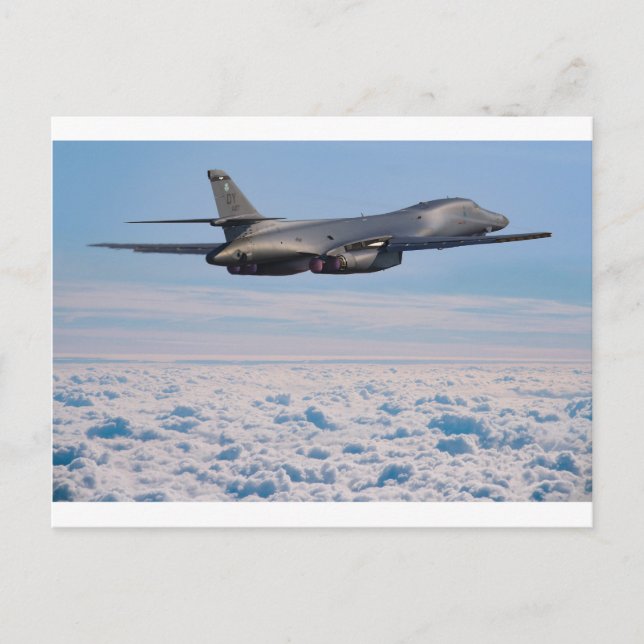 Cartão Postal Rockwell B1 Lancer (Frente)