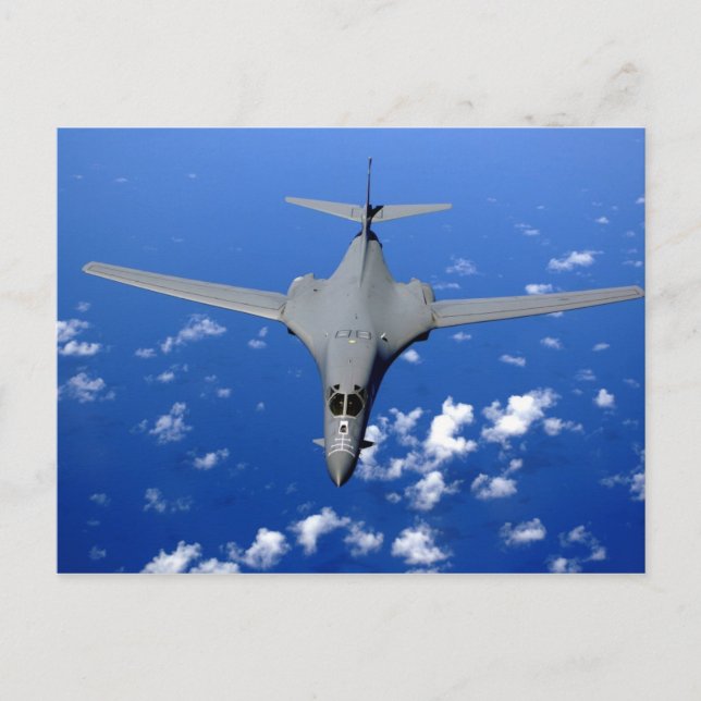 Cartão Postal Rockwell B-1 Lancer (Frente)
