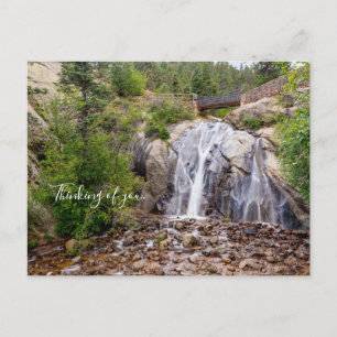 Cartão Postal Rocky Helen Falls Pensando Em Você Cartão-Postal