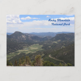 Cartão Postal Rocky Mountain National Park on a Sunny Day