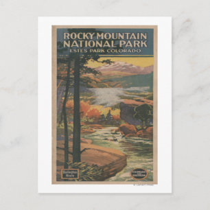 Cartão Postal Rocky Mt. Nat'l Park Brochure # 2