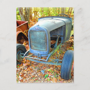 Cartão Postal Rod Quente Russo Junkyard