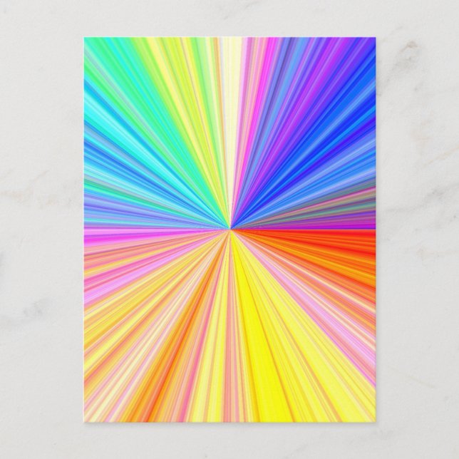Cartão Postal Roda colorida ART101 (Frente)