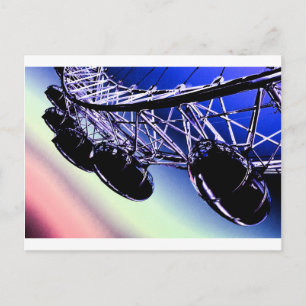 Cartão Postal roda do milênio — Arte digital de Londres