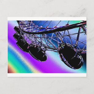 Cartão Postal Roda Ferris de Olho de Londres