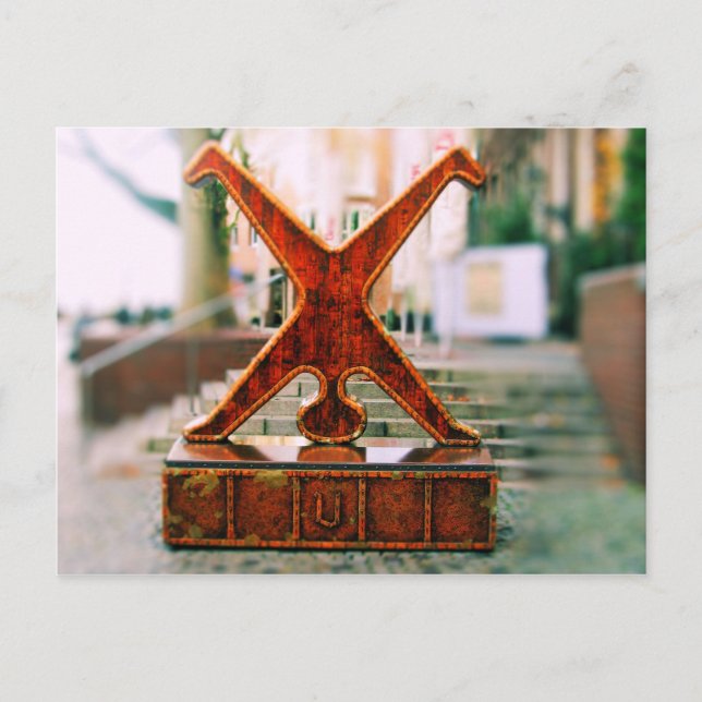 Cartão Postal Roda Gigante de Dusseldorf (Frente)