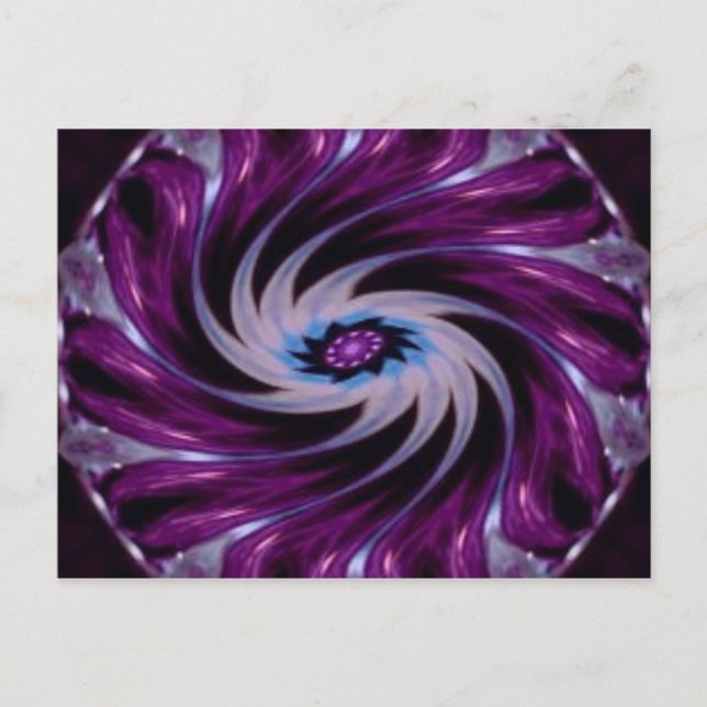 Cartão Postal Roda Giratória Roxa (Frente)