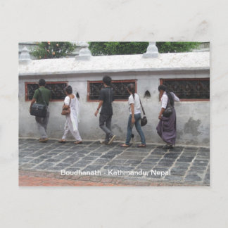 Cartão Postal Rodar as Rodas de Oração