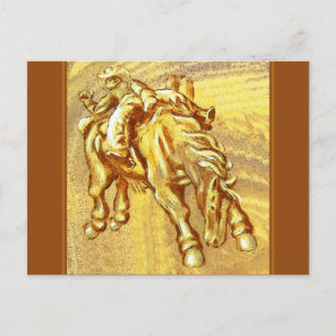 Cartão Postal Rodeo Cowboy por Mark Edward Westerfield