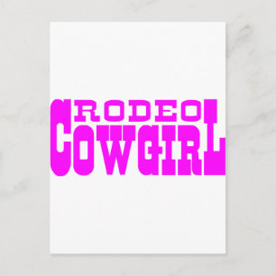 CARTÃO POSTAL RODEO COWGIRL
