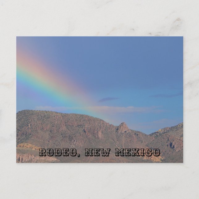 Cartão postal Rodeo's Rainbow Up Close (Frente)