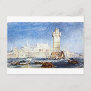 Cartão Postal Rodes (para as Obras de Lord Byron) por William Tu