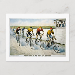 Cartão Postal Rodos em um "Término Quente Vermelho".