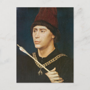 Cartão Postal Rogier Weyden - Retrato de Antoine
