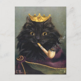 Cartão Postal Roi chat