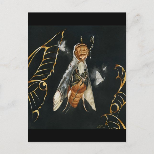 Cartão Postal Roi des papillons (Frente)