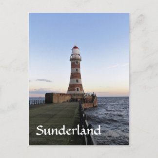 Cartão Postal Roker Lighthousem, Sunderland uk