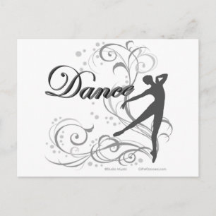 Cartão Postal Rolagem de dança